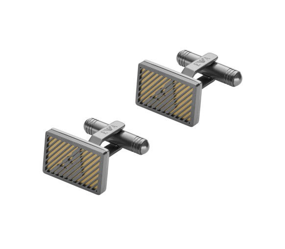 Helen Kirchhofer - Emporio Armani Boutons de manchette Iconic Trend - EGS3241060