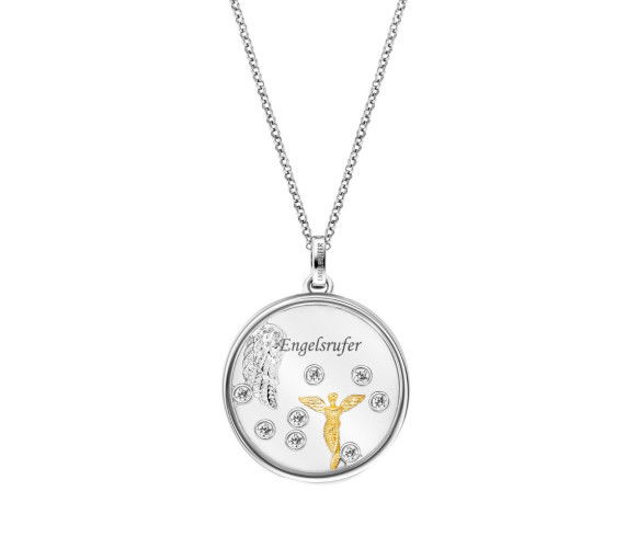Engelsrufer Halskette Glaslinse Engel - ERN-LENS-ANGEL-BIG