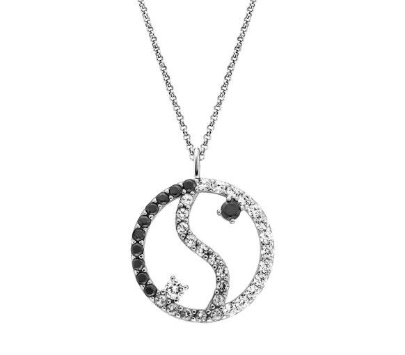 Engelsrufer Halskette mit Anhänger Yin Yang Balance - ERN-YIYABAL-39-ZI