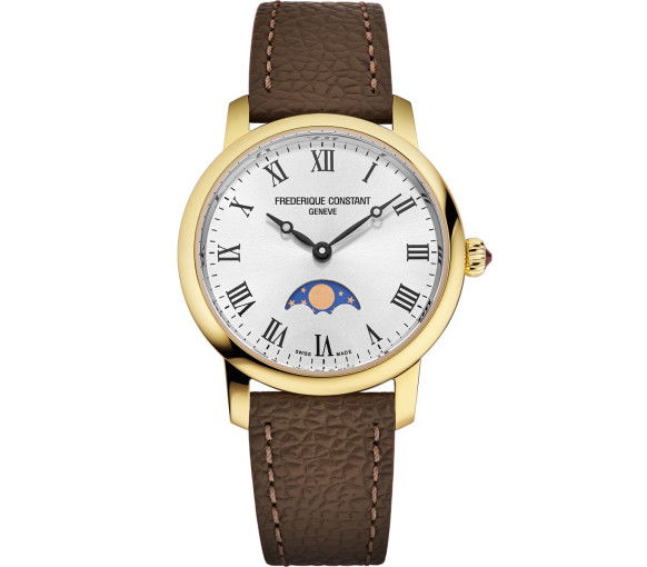 Frederique Constant Classics Slimline Ladies Moonphase - FC-206RS1S5