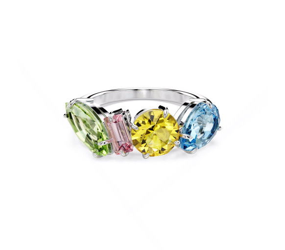 Helen Kirchhofer - Swarovski Gema Cocktail Ring Verschiedene Schliffe Mehrfarbig