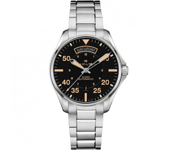 Helen Kirchhofer - Hamilton Khaki Pilot Day Date Auto - H64645131