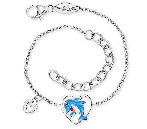 Helen Kirchhofer - Herzengel Armband Delfin - HEBS-DOLPHIN-HEART
