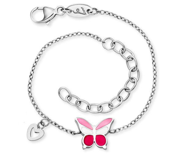 Helen Kirchhofer - Herzengel Armband Schmetterling - HEBS-PINKBUTTERFLY