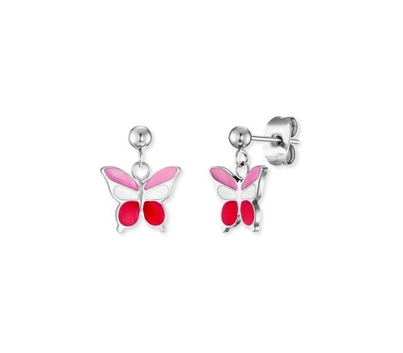 Helen Kirchhofer - Herzengel Ohrstecker Schmetterling - HEES-PINKBUTTERF-ST