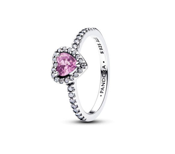 Helen Kirchhofer - Pandora Erhabenes Hellviolettes Herz Ring - 198421C12