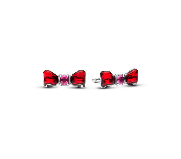 Pandora Disney Snow White Bow Stud Earrings - 293779C01
