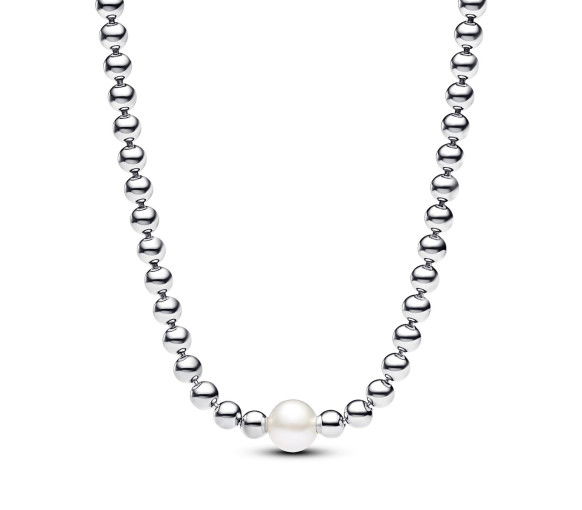 Helen Kirchhofer - Pandora Behandelte Süsswasserzuchtperle & Kugeln Halskette - 393176C01-45