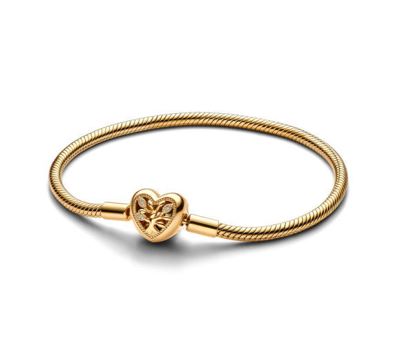 Helen Kirchhofer - Pandora Stammbaum Herzverschluss Schlangen Gliederarmband - 563516C01