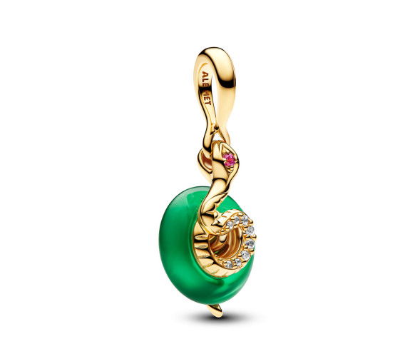 Helen Kirchhofer - Pandora Grüner Murano Glas Schlange Charm - 763617C01