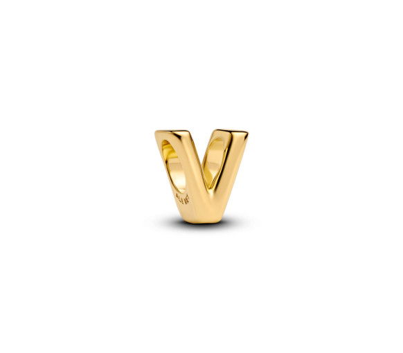 Helen Kirchhofer - Pandora Letter V Alphabet Mini Charm - 763968C00