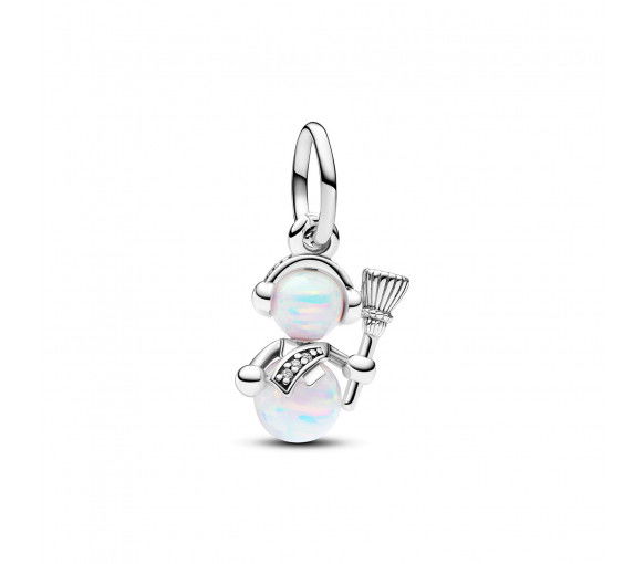 Pandora Schillernder Schneemann Charm - 792981C01