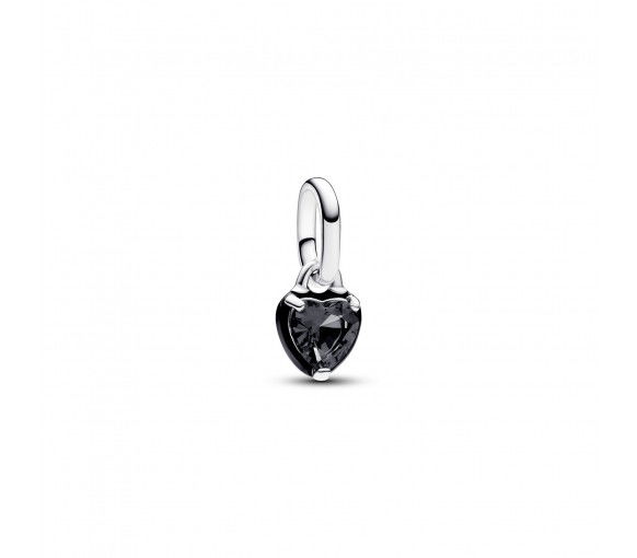 Helen Kirchhofer - Pandora ME Schwarzes Chakra Herz Mini Charm - 793042C01