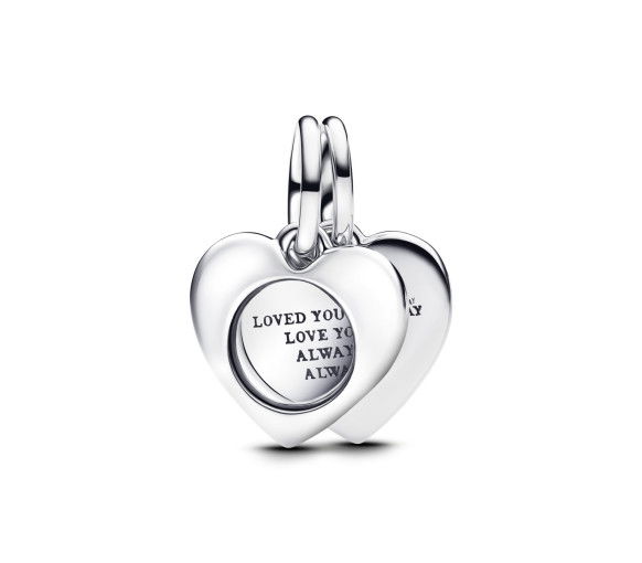 Helen Kirchhofer - Pandora Gravierbares Herz Lupe Doppelter Charm - 793671C00