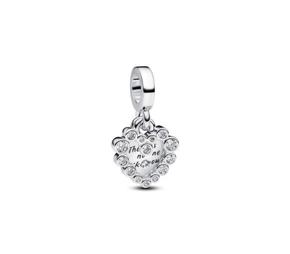 Helen Kirchhofer - Pandora Sparkling Heart Double Dangle Charm - 793765C01