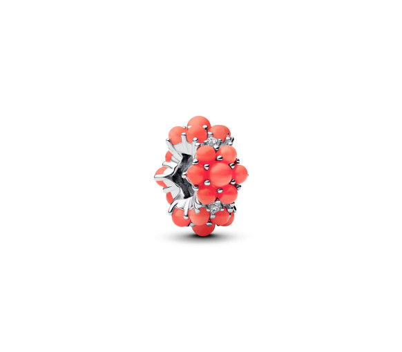 Helen Kirchhofer - Pandora Coral-coloured Ocean Charm - 793897C01