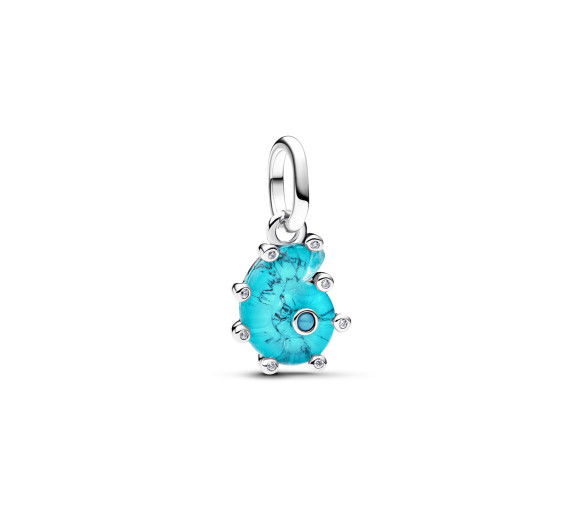 Helen Kirchhofer - Pandora Blue Murano Glass Sea Snail Dangle Charm - 793900C01