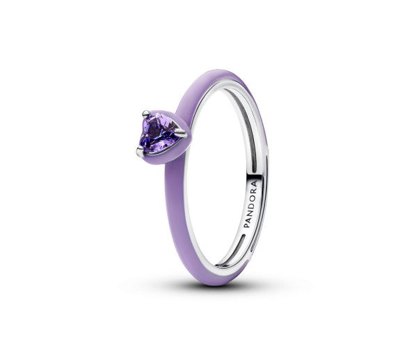 Pandora ME Violettes Chakra Herz Ring - 193088C04