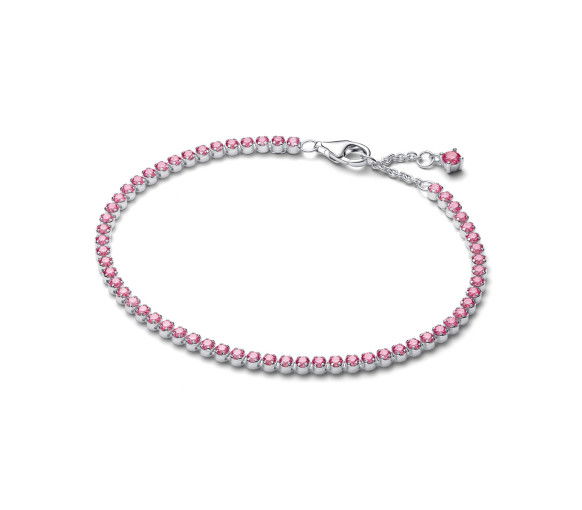 Helen Kirchhofer - Pandora Rosafarbenes Kleines Tennisarmband - 593927C02