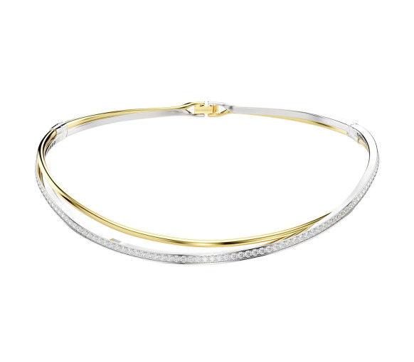 Helen Kirchhofer - Swarovski Girocollo Hyperbola Taglio Round Bianco Mix di finiture