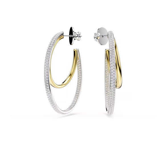 Helen Kirchhofer - Swarovski Hyperbola Kreolen Rundschliff Mittel Weiss - 5702400