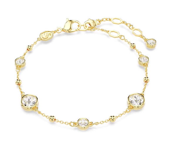 Helen Kirchhofer - Swarovski Imber Armband Rundschliff Weiss Gold - 5680094