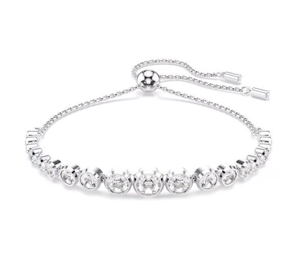 Helen Kirchhofer - Swarovski Bracelet Tennis Imber Diverses tailles rondes Blanc Métal rhodié - 5705451
