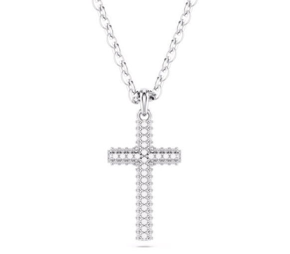 Helen Kirchhofer - Swarovski Insigne Halskette Pavé Kreuz Weiss - 5675577