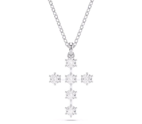 Helen Kirchhofer - Swarovski Insigne Halskette Rundschliff Kreuz Weiss - 5675576
