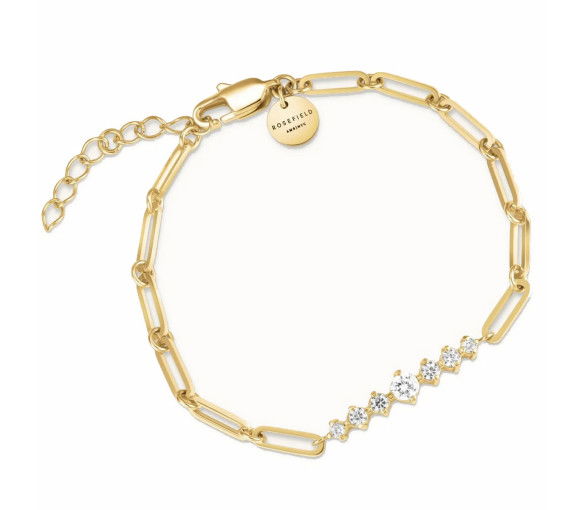 Helen Kirchhofer - Rosefield Graduated Crystal Bar Paperclip Armband - JBCBG-J1023
