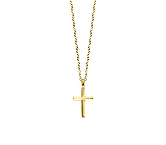 Helen Kirchhofer - Julie Julsen Kids Halskette mit Anhänger Cross - JJKNE34453-G