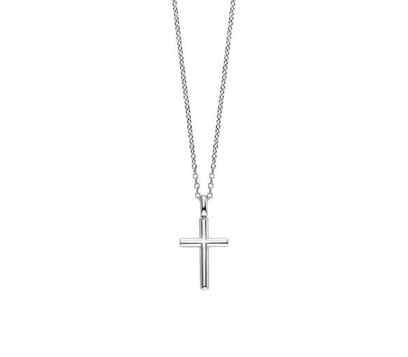 Helen Kirchhofer - Julie Julsen Kids Halskette mit Anhänger Cross - JJKNE34453-S