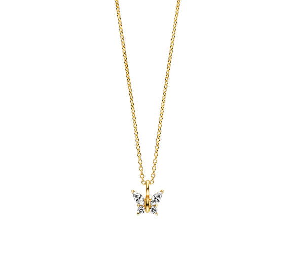 Helen Kirchhofer - Julie Julsen Kids Halskette mit Anhänger Buttertly - JJKNE34454-G