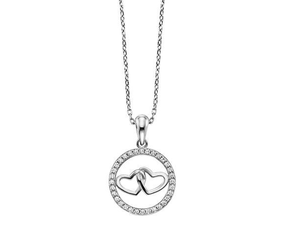 Helen Kirchhofer - Julie Julsen Halskette mit Anhänger Hearts - JJNE34928-S