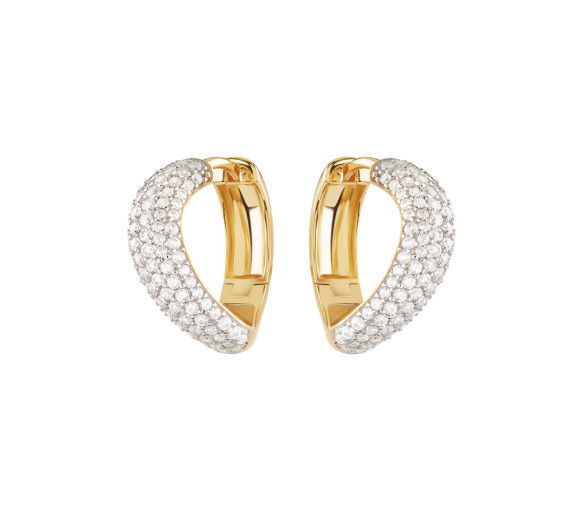 Helen Kirchhofer - Guess Double Wave Ohrringe - JSBE05069JWYGT-U