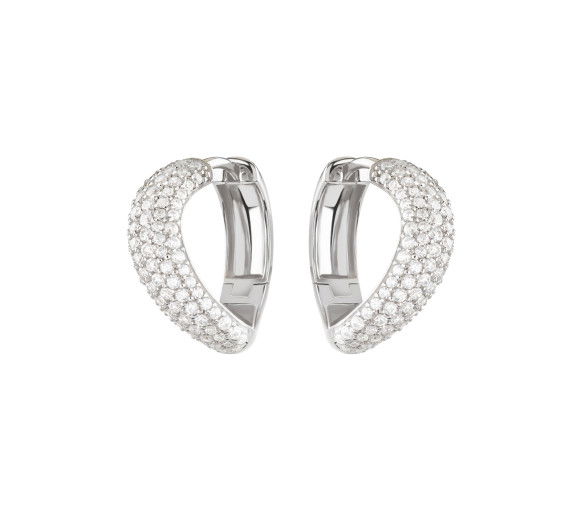 Helen Kirchhofer - Guess Double Wave Ohrringe - JSBE05076JWRHT-U