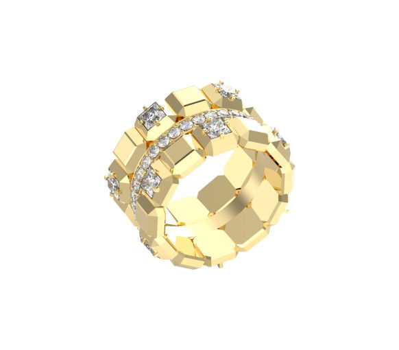 Helen Kirchhofer - Guess Ace of Diamonds Ring - JUBR06177JWYG