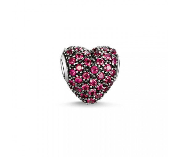 Helen Kirchhofer - Thomas Sabo Bead Rotes Pavéherz - K0084-639-10