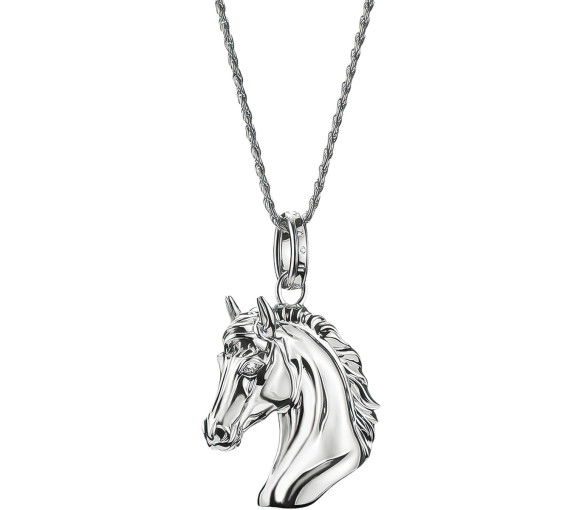 Helen Kirchhofer - Thomas Sabo Halskette Pferdekopf Zirkonia Elyndra Silber - KE2342-643-21-L50V