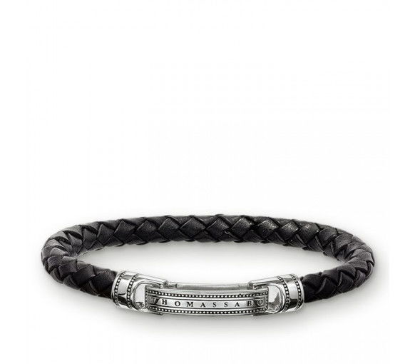 Helen Kirchhofer - Thomas Sabo Lederarmband schwarz - LB40-008-11