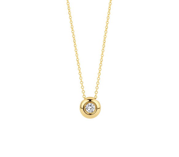 Helen Kirchhofer - Blush Lab Diamonds Halskette 14k Gelbgold - LG3005Y