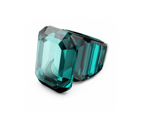 Helen Kirchhofer - Swarovski Lucent Cocktail Ring Oktagon Schliff Grün