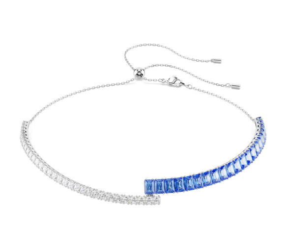 Helen Kirchhofer - Swarovski Matrix Choker Mixed cuts Blue Rhodium plated - 5722464
