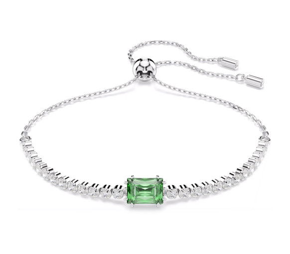 Helen Kirchhofer - Swarovski Bracelet Matrix Tennis Tailles variées Vert Métal rhodié - 5693411