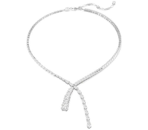 Helen Kirchhofer - Swarovski Collana a Y Matrix Taglio misto Bianco Placcato rodio - 5692533