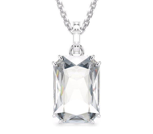 Helen Kirchhofer - Swarovski Collana Millenia Halskette Oktagon Schliff Weiss Rhodiniert - 5725768