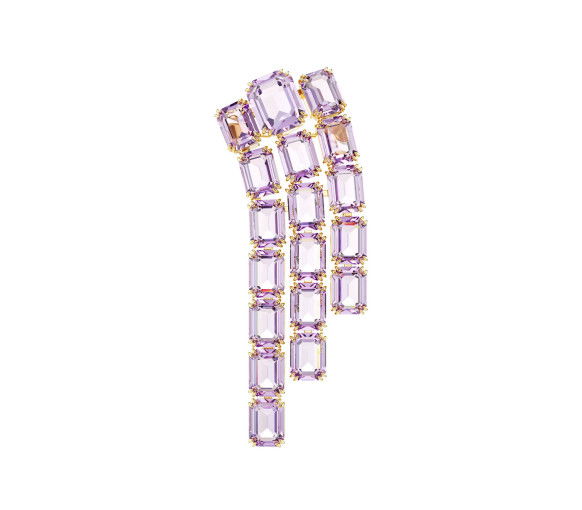 Helen Kirchhofer - Swarovski Broche Millenia Taille octogonale Placage de ton or - 5705756