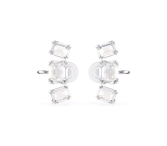 Helen Kirchhofer - Swarovski Millenia Ohrclips Oktagon Schliff Weiss - 5701274
