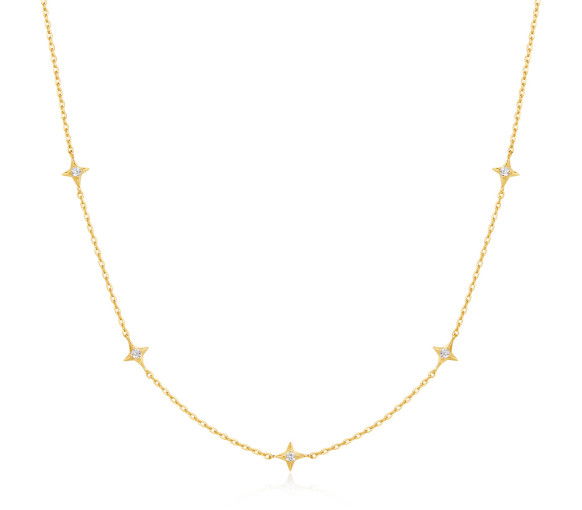 Ania Haie Gold Stars Station Halskette - N061-04G