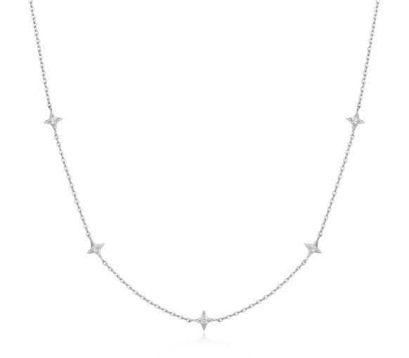 Ania Haie Silver Stars Station Halskette - N061-04H